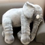 Coussin peluche éléphant