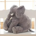 Coussin peluche éléphant